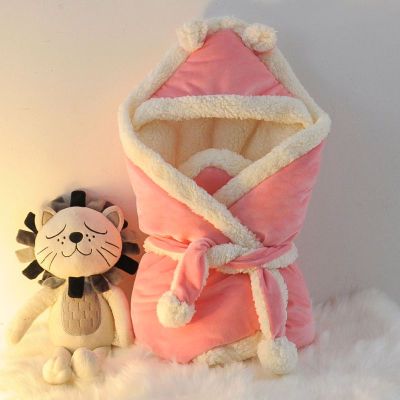 ผ้าห่ม BM ห่อเด็กทารกถือผ้าห่มฤดูหนาวผ้าห่มผ้าฝ้ายฤดูหนาวฤดูใบไม้ร่วงฤดูหนาวเด็กทารกถุงนอนทนต่อการเตะเกิดขึ้น
