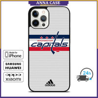 Washington Capitals 2 Phone Case for iPhone 14 Pro Max / iPhone 13 Pro Max / iPhone 12 Pro Max / XS Max / Samsung Galaxy Note 10 Plus / S22 Ultra / S21 Plus Anti-fall Protective Case Cover