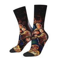 Colorful The Goonies TV Series Basketball Socks Mikey Walsh Polyester Long Socks for Unisex Non-slip Socks Tights