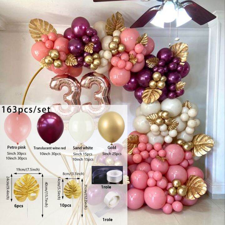 hotx-dt-gold-garland-arch-metallic-balloons-for-wedding-decorations-baby-shower-birthday-supplies