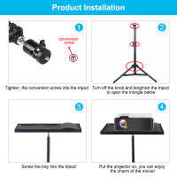 (100 ดีมาก) AAO 110เซนติเมตร160เซนติเมตรแบบพกพาโปรเจคเตอร์ยึด YG430 YG650 C2 C6 C3โปรเจคเตอร์ขาตั้งกล้องสากลยืนเมาแล็ปท็อปฉายยึด