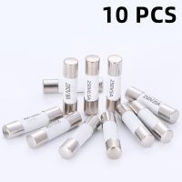 10PCS Ceramic Fuse Tube 5*20mm 6*30mm Fast Blow Tube Fuses 250V 0.5/1/2/3/4/5/6/8/10/15/20/25/30A Protection Electrical Circuits Electrical Circuitry