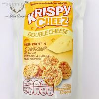 ?สินค้าขายดี? KRISPY CHEEZ รสดับเบิ้ลชีส 30 กรัม (KRISPY003) ชีสแท้ๆ100% ไม่มีแป้ง ไม่มีน้ำตาล ไม่มีผงชูรส คีโต KETO