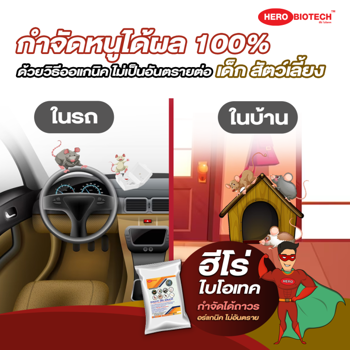 herobiotech-จุลินทรีย์ปรับสภาพน้ำกลิ่นเหม็นและกำจัดแมลงสาบ-หนู-ปลวก-แมลงวัน