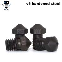 ❇▧ V6 Hardened Steel Nozzles High Resistance For 3D Printer V6 hotend prusa MK3S PEI PEEK Carbon fiber filament