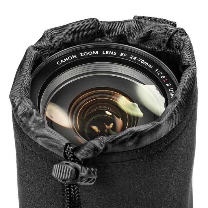 เคสกล้องถุงใส่เลนส์ชุดเคสเลนส์เล็กกลางใหญ่และใหญ่พิเศษสำหรับ-dslr-เลนส์กล้องถ่ายรูปกระเป๋ากันกระแทก