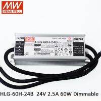 :{”》: หมายถึงไดรเวอร์หรี่ไฟได้ดี HLG-60H-24B LED 60W 24V สวิทชิ่งเพาเวอร์ซัพพลาย110V/220V AC ถึง24V DC 2.5A กันน้ำ60W IP67หรี่แสงได้