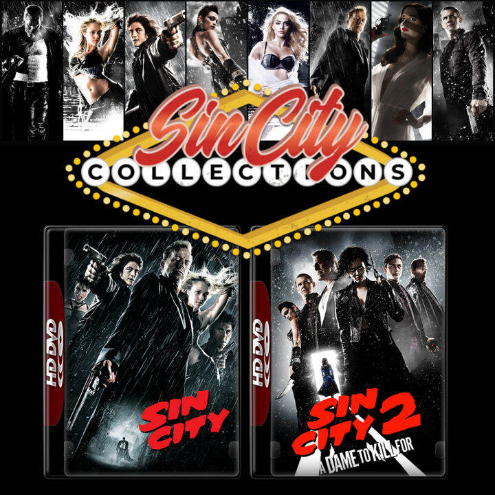 Sin City ซินซิตี้ เมืองคนตายยาก ภาค 1 2 Dvd หนัง มาสเตอร์ พากย์ไทย