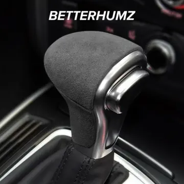 Generic BETTERHUMZ Alcantara Car Gear Shift Knob Cover Trim