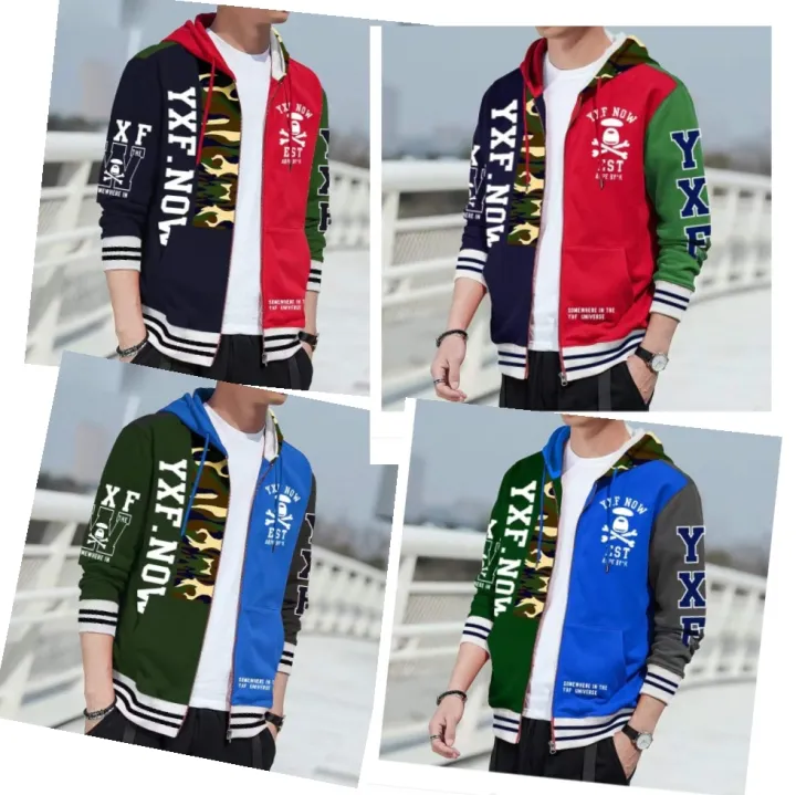 Trendy 3 Color Jacket With Hood & Zipper High Quality | Lazada PH