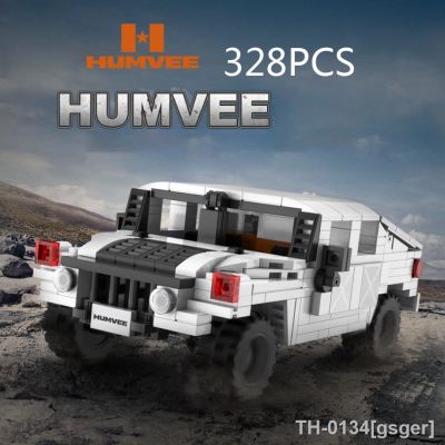 ▼₪๑ gsger Hmmwv Técnico Block Escala 1:24 Tijolos Humanos Veículo Orv Montar Brinquedos Modelo Coleção Figuras Do Exército Meninos Presentes