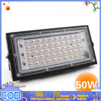 โคมไฟฟลัดไลท์ Led 50W,Ip65สปอตไลท์ Led 220V ไฟสนามกลางแจ้งแสง Led ไฟถนน Lampu Banjir ติดผนัง