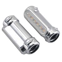 LED Steering Bar Guard Light Motorcycle Bar Guard Turn Signal Lever Light for Harley Motorcycles