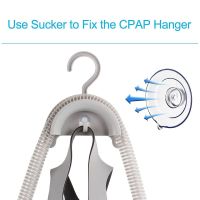 LE6Y ตะขอ ที่แขวนสายยาง cpap ป้องกันการพันกัน ตัวยึดท่อ cpap ทนทานต่อการใช้งาน Cpap ที่แขวนแบบท่อ ของใช้ในครัวเรือน