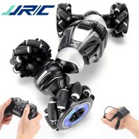 JJRC รถ RCโลดโผน Q107 1:16 2.4G 4WD ทางวิบากดริฟท์ Mobil Remote Control กับนาฬิกาเซนเซอร์รูปแบบลายเส้นปีนเขารถบังคับของเล่นเด็ก