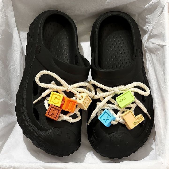 hot-sale-2023-new-style-hole-shoes-mens-summer-outdoor-wearing-baotou-slippers-stepping-on-shit-feeling-sports-sandals-and-non-slip-beach