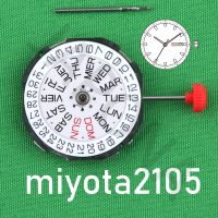 【YF】 2105 movement miyota Standard with day-date display japan Spain and English 2105-20A