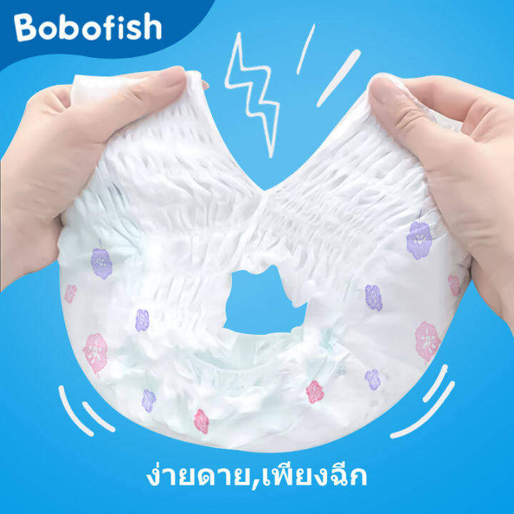 2ลัง-แพมเพิส-ผ้าอ้อมเด็กสำเร็จรูป-bobofish-ผ้าอ้อมสำเร็จรูปแบบกางเกง-แพมเพิสเด็ก-แพมเพิส-xxl-s100-m96-l92-xl84-xxl76-xxxl72-xxxxl66