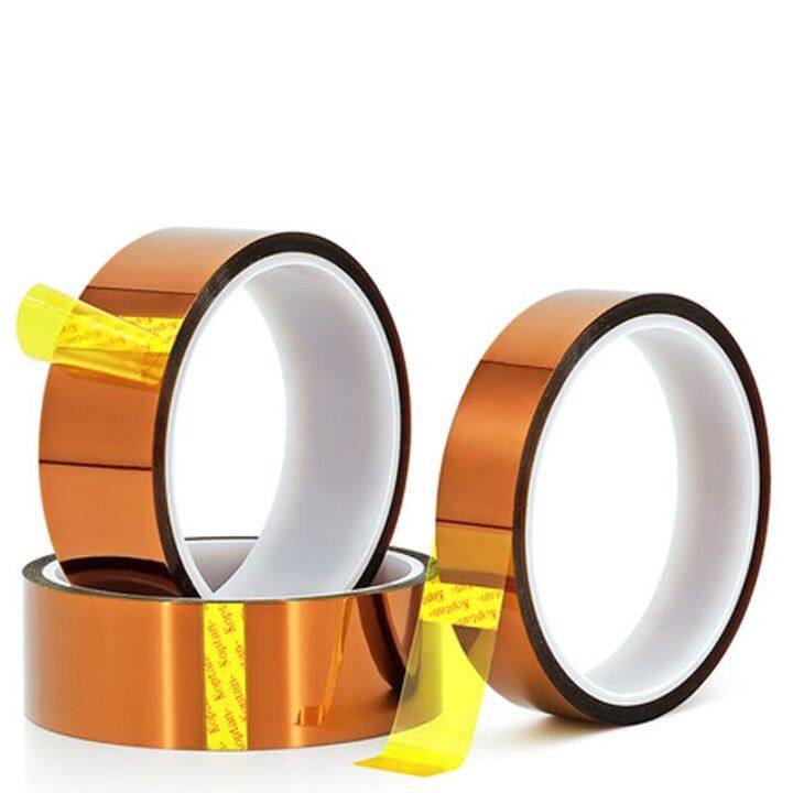 5Mm-20Mmx 30Yd High Temperature Heat Resistant Tape Polyimide Anti-Heat ...