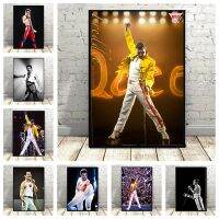 Queen Band Freddie Mercury โปสเตอร์-Bohemian Rhapsody Rock Music Star พิมพ์ภาพวาดผ้าใบ Wall Art รูปภาพ-ตกแต่งบ้าน Cuadros