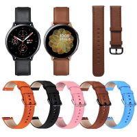 pengyigan Genuine Leather 20mm Band For Samsung Galaxy Watch Active 2 Smart Watch Active2 40mm 44mm/Galaxy Watch 3 41mm Watchband ремешок