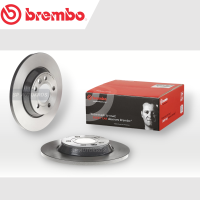 BREMBO จานเบรคหลัง Volkswagen VW Caravelle T4 V6 2000- / 08 9176 10 / 08 9176 11 / ราคาต่อ 1ใบ