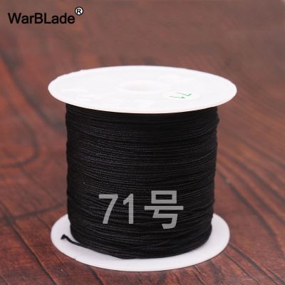 hot【cw】 40m 0.4mm 0.6mm Cotton Cord Chinese Knotting Macrame Beading Thread String Braided Rings Jewelry Making