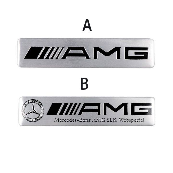 1ชิ้น-mercedes-benz-amg-cla-brabus-อะลูมินัมอัลลอย3d-สติกเกอร์