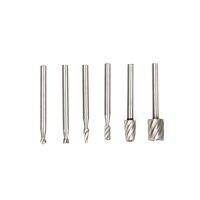 6pcs 1/8" 3.17mm-8mm Points Burr Tool Cutter C Engraving 1/8" Points Drill Bits