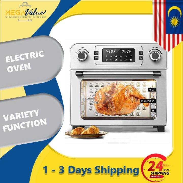 READY STOCK 1700W 23L Aobosi Toaster Oven Electric Air Fryer Oven