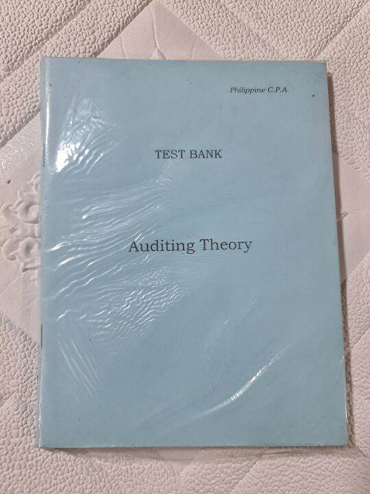 Test Bank Auditing Theory | Lazada PH