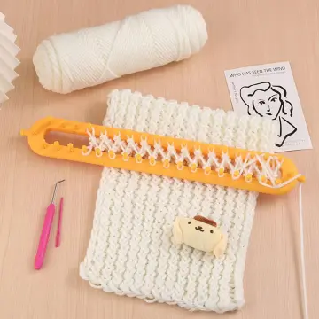 3pcs/Set Weaving Loom Knitting Kit Plastic Pompom Sock Hat Scarf