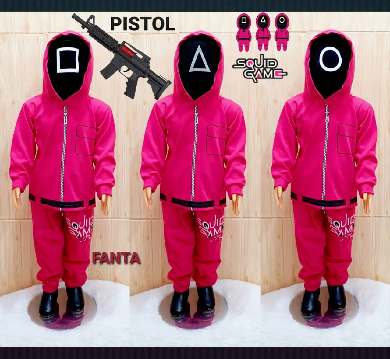 setelan baju anak SQUID GAME GRATIS PISTOL / BAJU ANAK SQUID GAME DAPAT  PISTOL / SETELAN ANAK USIA 2-10 TAHUN PISTOL SQUID GAME ANGGOTA PRAJURIT  SQUID GAME | Lazada Indonesia