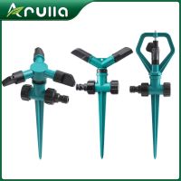 Arulla Lawn Sprinkler Garden Automatic Watering Irrigation Spray Nozzle 360° Rotating Ground Insert Device Gardening Dusting Kit Watering Systems  Gar