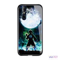 UCUC เคสโทรศัพท์เคสสำหรับ VIVO X27phoneกันกระแทกDemon Slayerอะนิเมะกระจกเทมเปอร์เคสกันกระแทกฝาครอบ