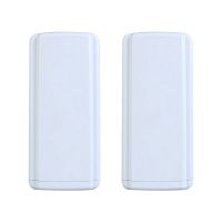 2Pcs Wireless WiFi Bridge Outdoor CPE Router Wifi 5.8Ghz 450Mbps Repetidor EU Plug