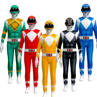 Fantasia Power Samurai Rangers คอสเพลย์เครื่องแต่งกายผู้ใหญ่เด็ก Morpher Mighty Morphin Superhero Jumpsuit Zentai Suit Halloween