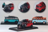 Liber 1:64 T1รถบัส Advan/ สีฟ้า/อ่าว Limited500รถโมเดล Diecast รถหล่อ