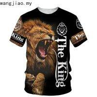 The Lion King 3D Print Men T-shirt Summer New short Sleeve Tees Tops Style Male Clothes Fashion Casual 3D T-shirts