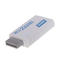 ไม่มีกำไรเอาต์พุตวิดีโอ3.5มม. สีขาวสำหรับ Wii เป็น Hdmi อะแดปเตอร์แปลง Wii2hdmi Hdtv เอาต์พุต1080P แบบ Full Hd