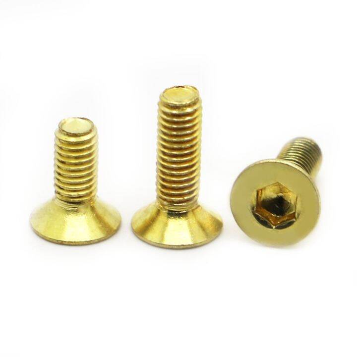 m3-m4-m5-m6-m8-brass-dlat-hexagon-hex-socket-countersunk-head-allen-bolt-screw-din7991