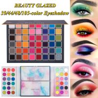 ▦☍ BEAUTY GLAZED 39/44/48/105 Colors Matte Pearly Eye Shadow Palette Glitter Waterproof Palette Natural Lasting Eye Makeup Cosmetic