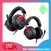 หูฟัง หูฟังเล่นเกม หูฟังเกมมิ่ง หูฟังเกมมิ่ง EGA Type H7 Spectrum RGB 7.1 Surround Gaming Headset Red รับประกัน 1 ปี