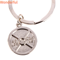 ?【Lowest price】Wonderful ความแข็งแรงกีฬา barbell Dumbbell Charm น้ำหนักฟิตเนส Crossfit ของขวัญพวงกุญแจ