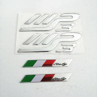 Motorcycle Emblems 3D Logos Motor Silver Stickers For PIAGGIO MP3 250 300 400 500 Ie Decals