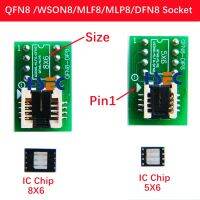 ✁۞ DFN8 WSON8 MLF8 QFN8 Adapter 6x5mm 6x8 IC Chips Socket for CH341A TL866ii plus RT809H/F T48 T56 ezp2023 universal programmer