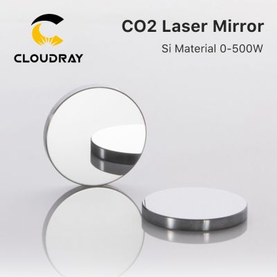 Cloudray 500W Co2 Laser Si Reflective Mirrors Lens Refiectivity 99.6% Black-Coating Reflector Lens for CO2 Laser Engraver