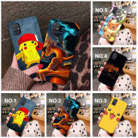 Casing หรับ OPPO A91 F15 A81 A92 A72 A52 A93 A94 Reno 2 2Z 2F 3 4 5 5K 6 4Z 6Z Lite Pro Plus A92S W101 Pikachu Pokemon Pattern Phone เคสโทรศัพท์