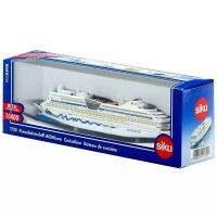 1/400 Ship Model Siku German Aida Luna Luxury Cruises 1720 Model 18cm Plastic Boat Collection