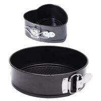 2 Pcs Springform Pan 9 Inch 4 Inch, Premium Cheesecake Pans Removable Bottom, Round Springform Cake Pans Set